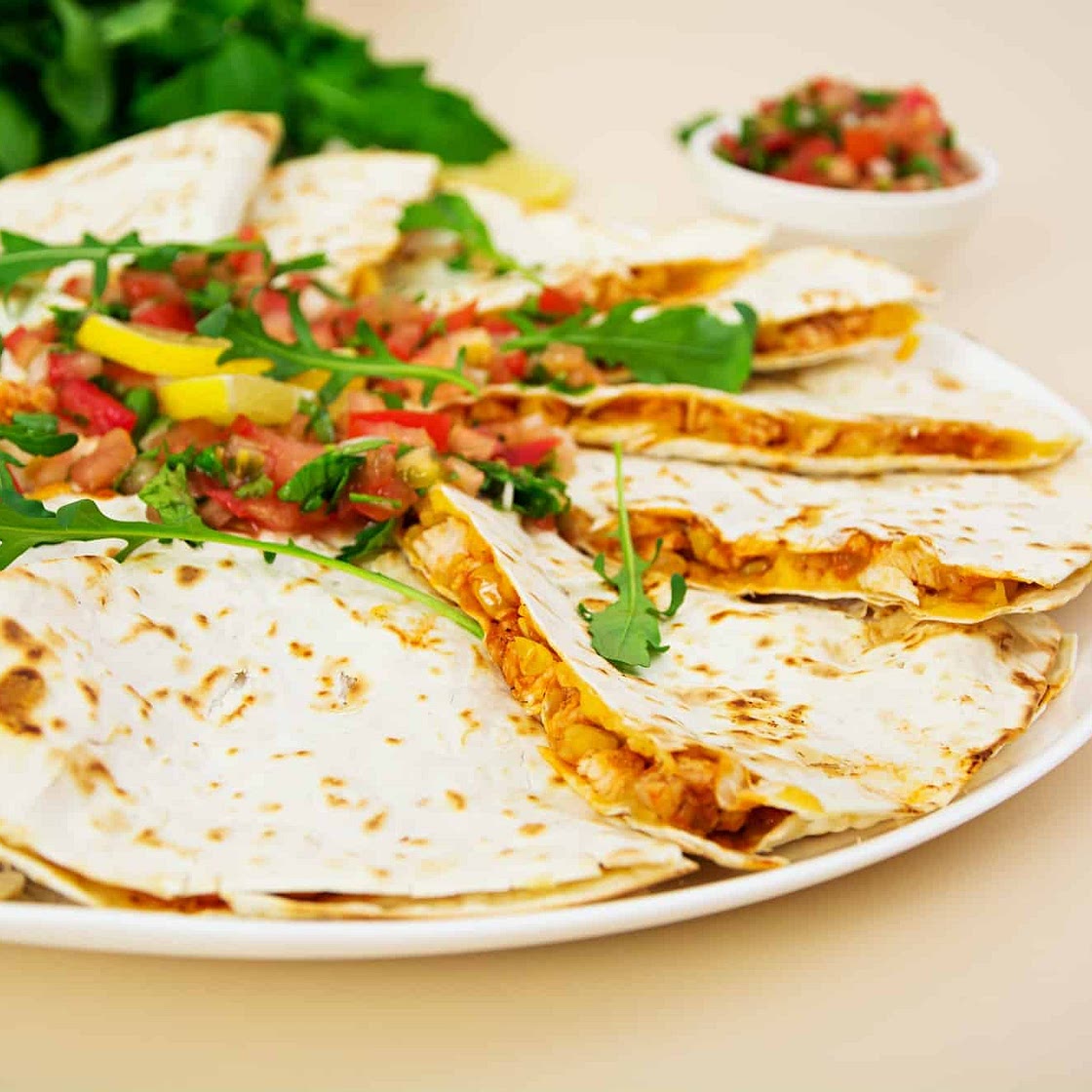 Chorizo and Chicken Quesadilla
