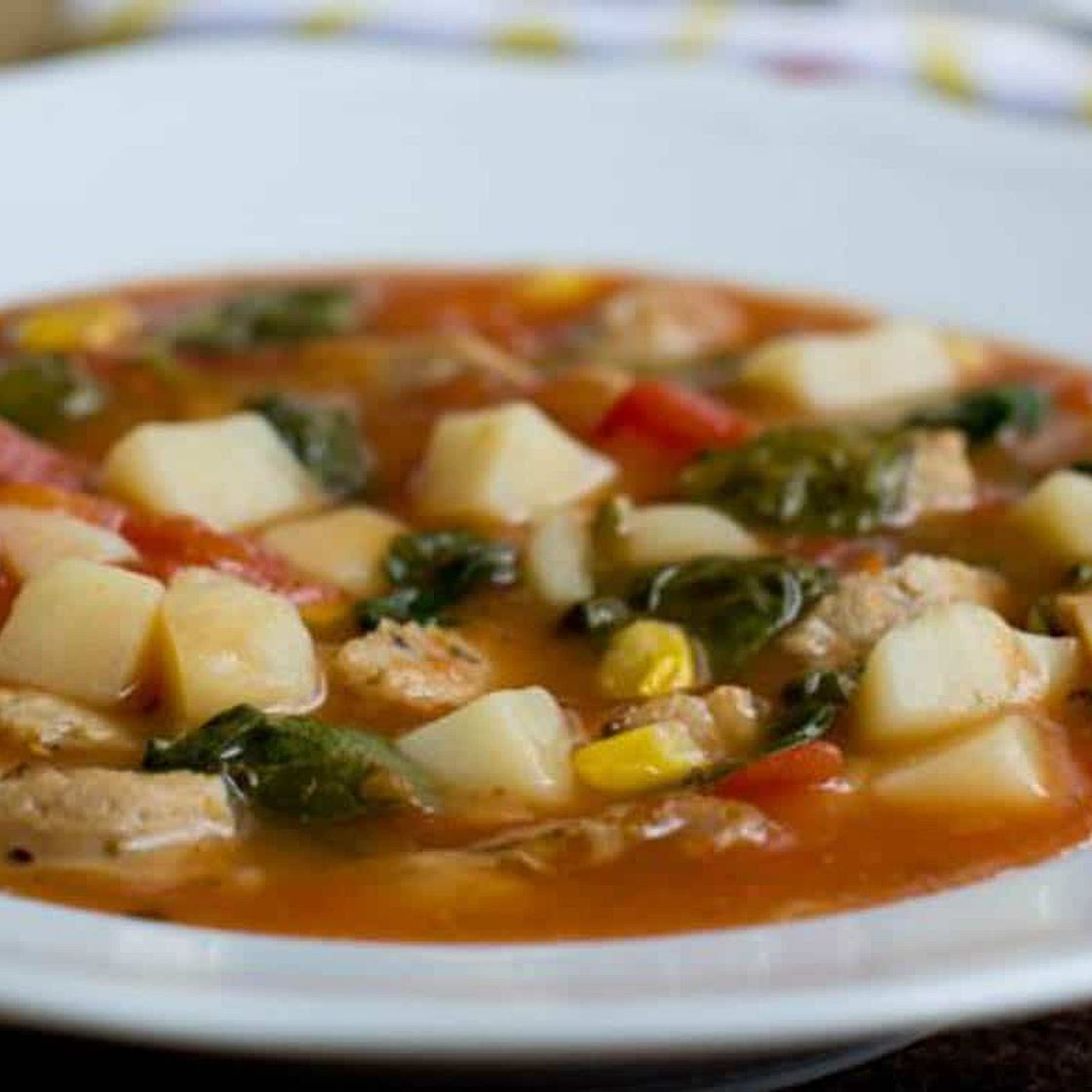 Hearty Tomato Potato Soup