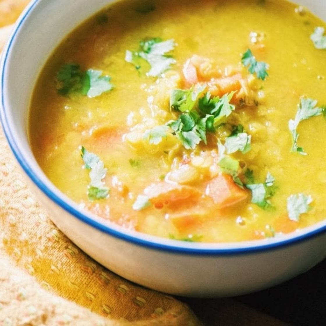 Spiced Carrot Lentil Soup