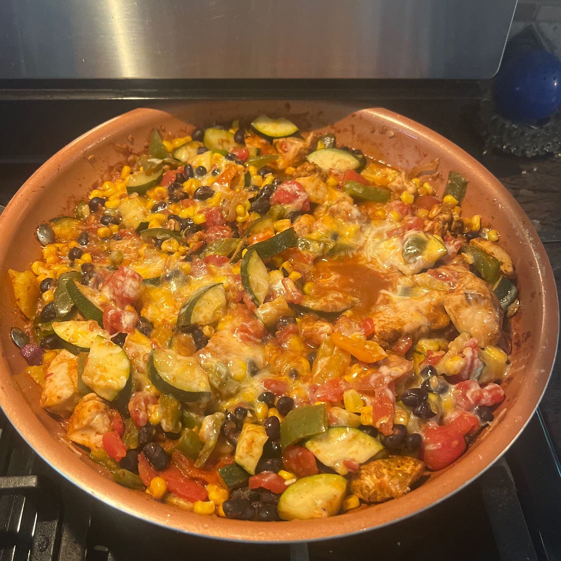 Tex Mex Chicken and Zucchini Recipe