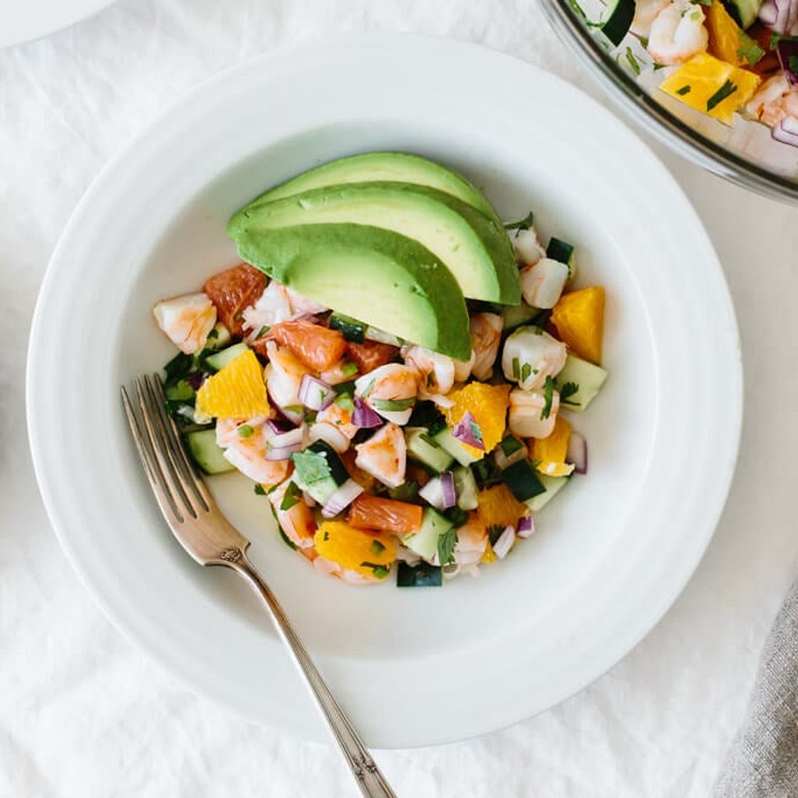 Citrus Shrimp Ceviche - The BEST Shrimp Ceviche Recipe