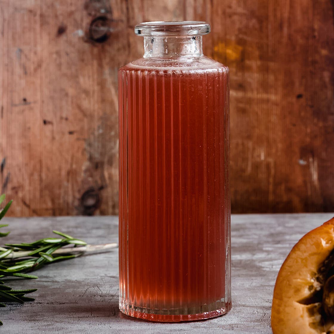 Rosemary Peach Syrup