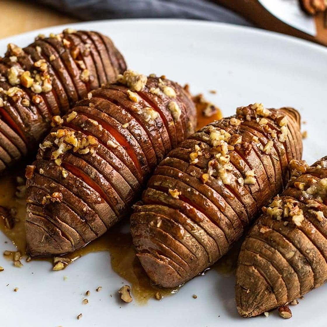 Hasselback Sweet Potatoes