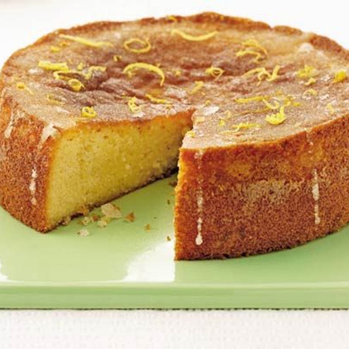 Gluten-free lemon drizzle cake