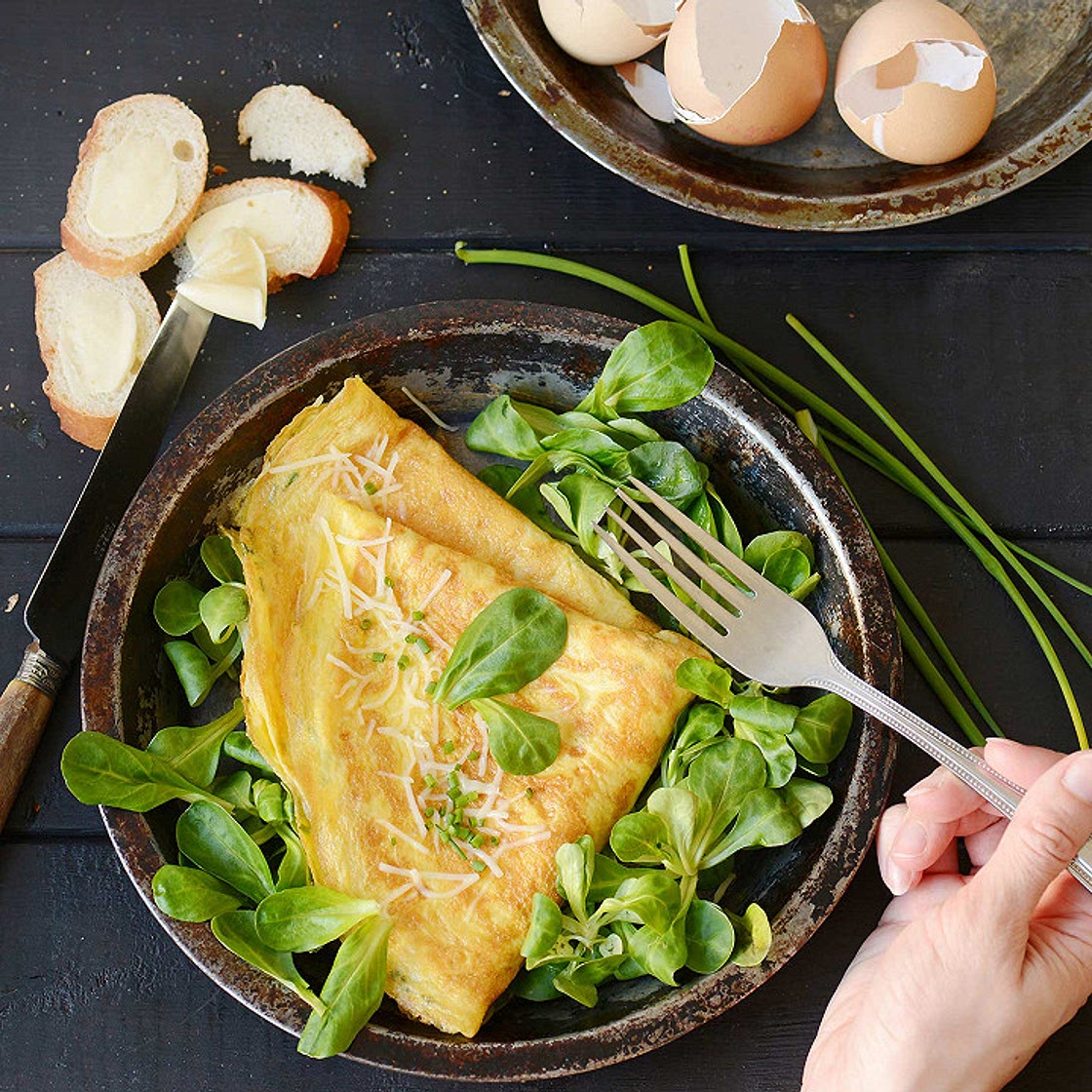 Omelette simple