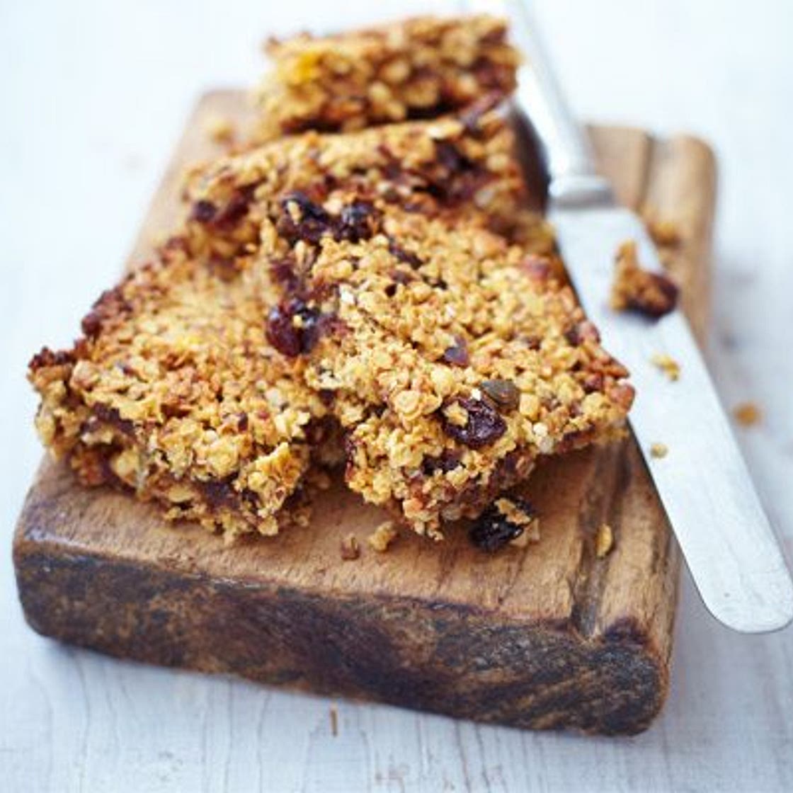 Fruit and nut flapjacks