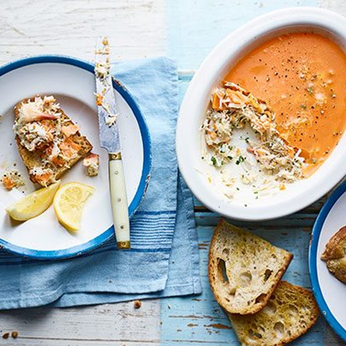 Potted crab