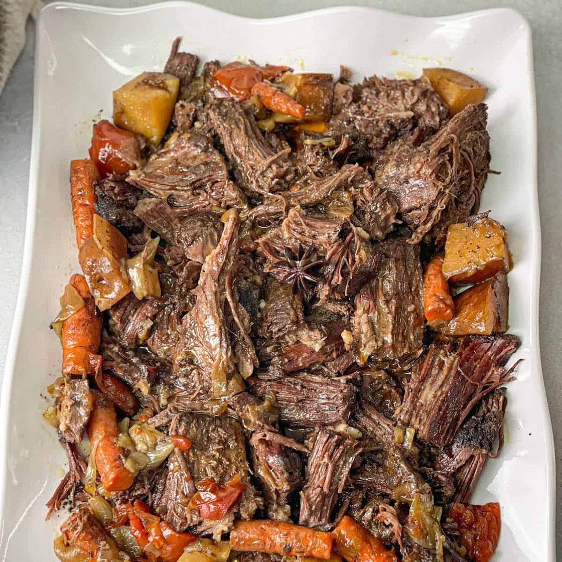 Tender Slow Cooked Roast Beef