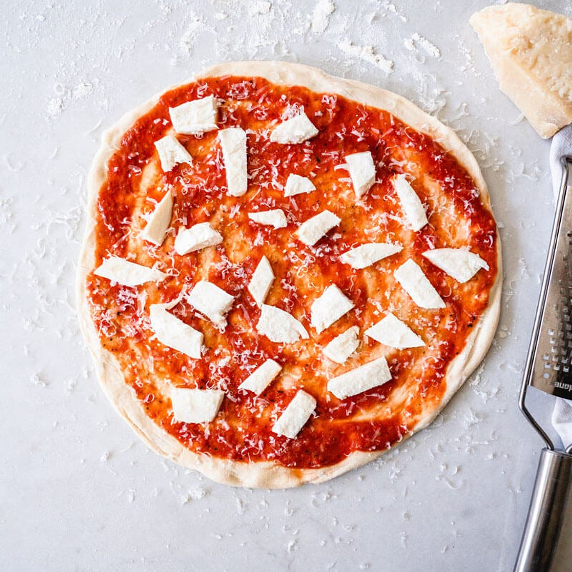 Quick Pizza Dough in a Food Processor