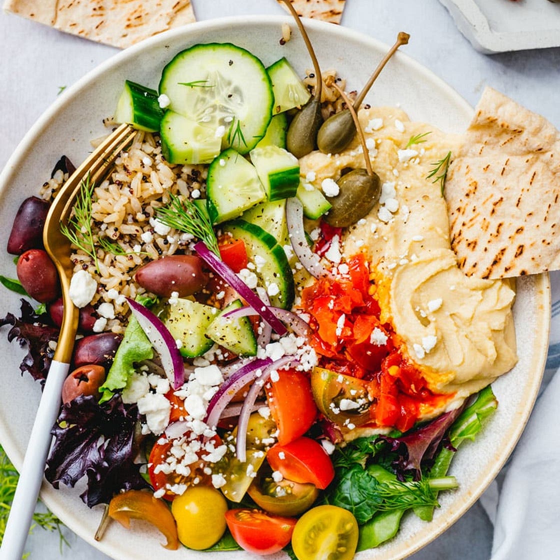 Quick Hummus Bowls