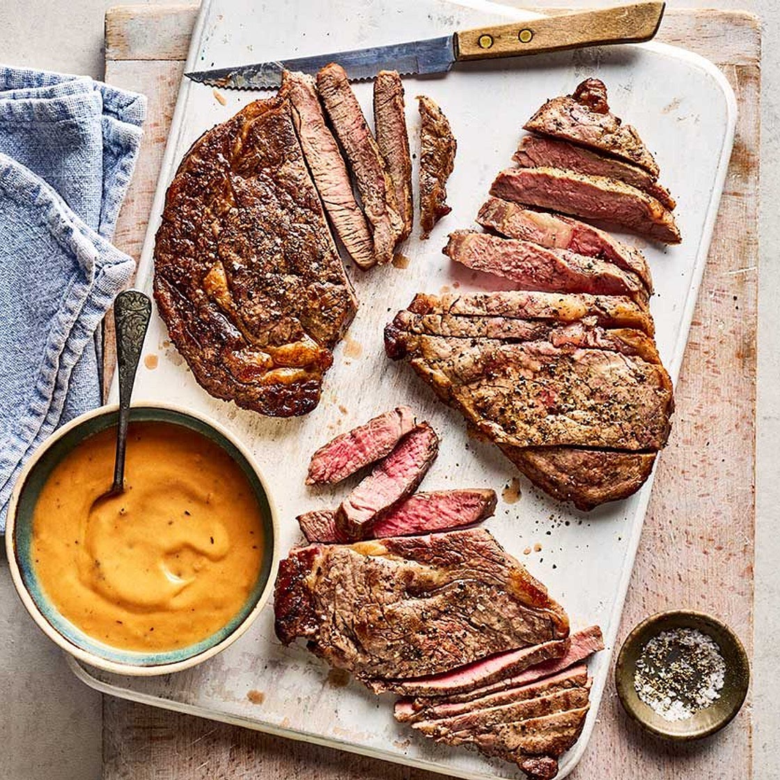 Air fryer steak