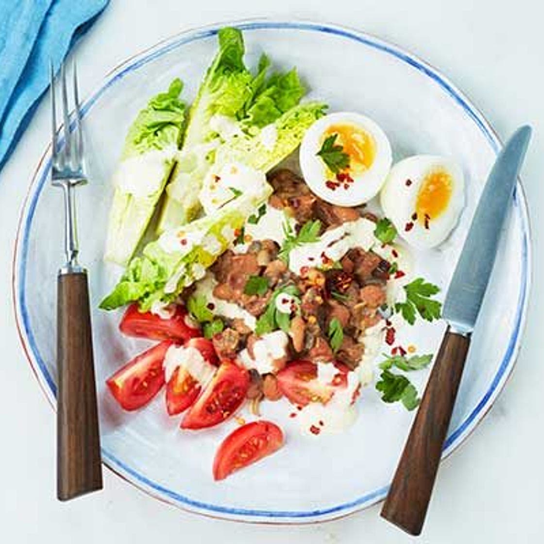 Egyptian egg salad