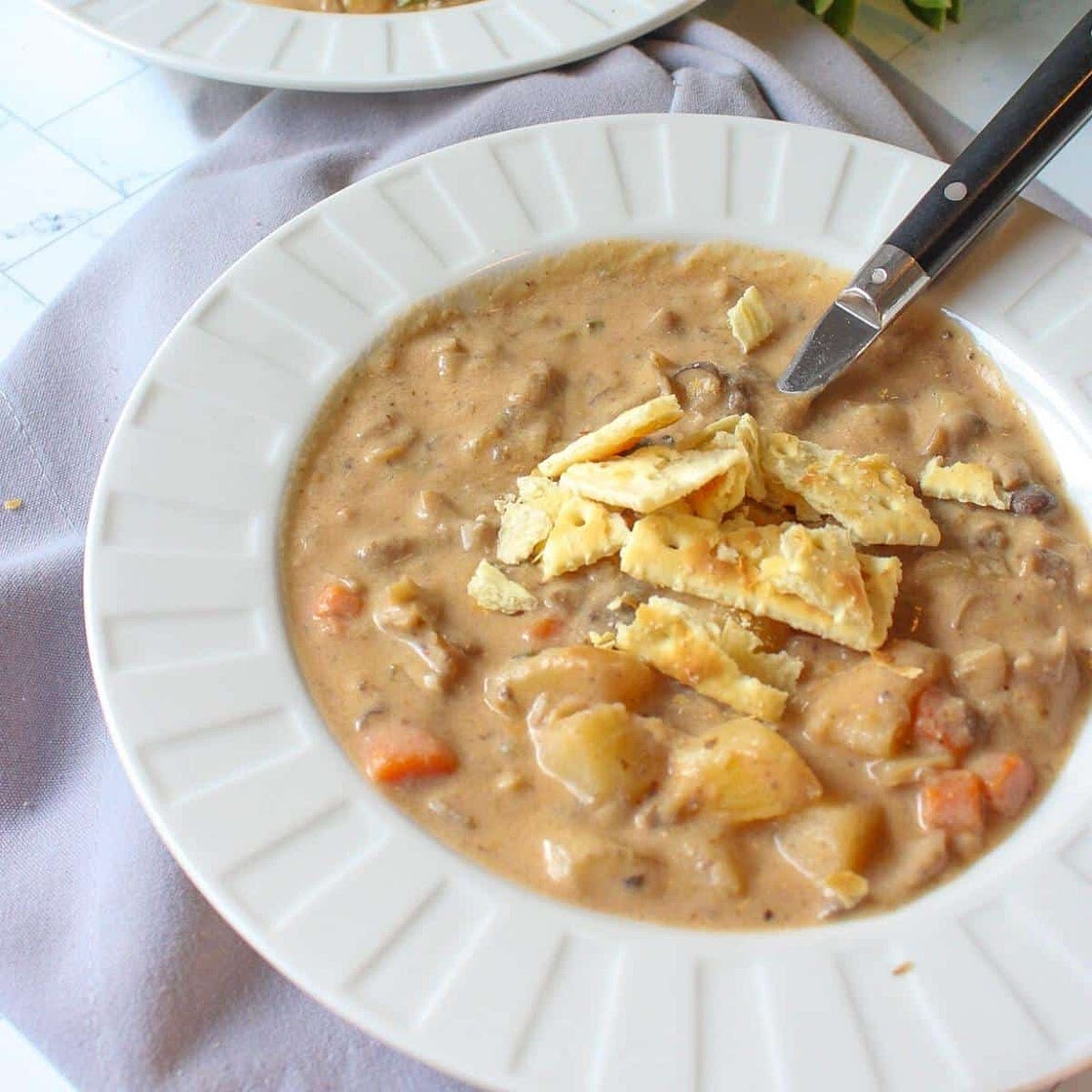 Vegan clam chowder