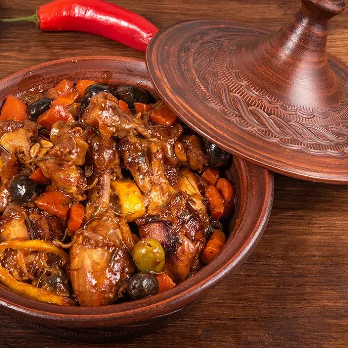 Tajine de poulet aux épices