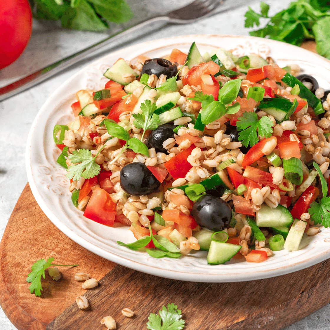 Summer Vegetable Barley Salad