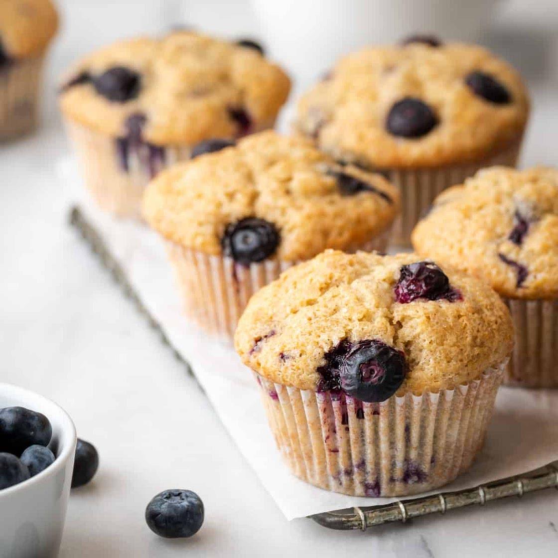 Gluten Free Banana Blueberry Muffins