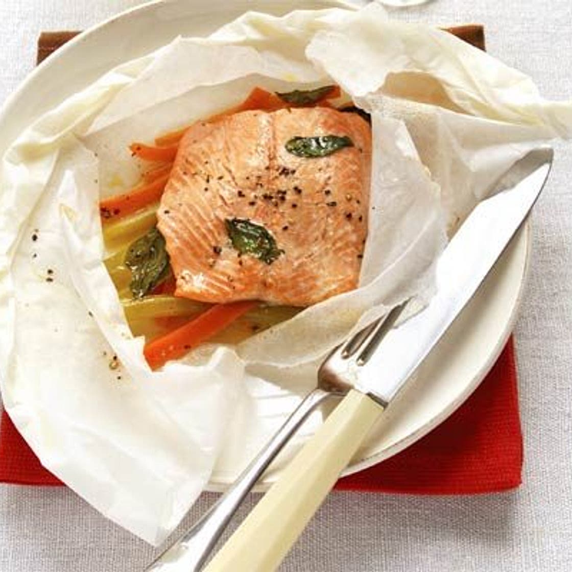 Trout en papillote