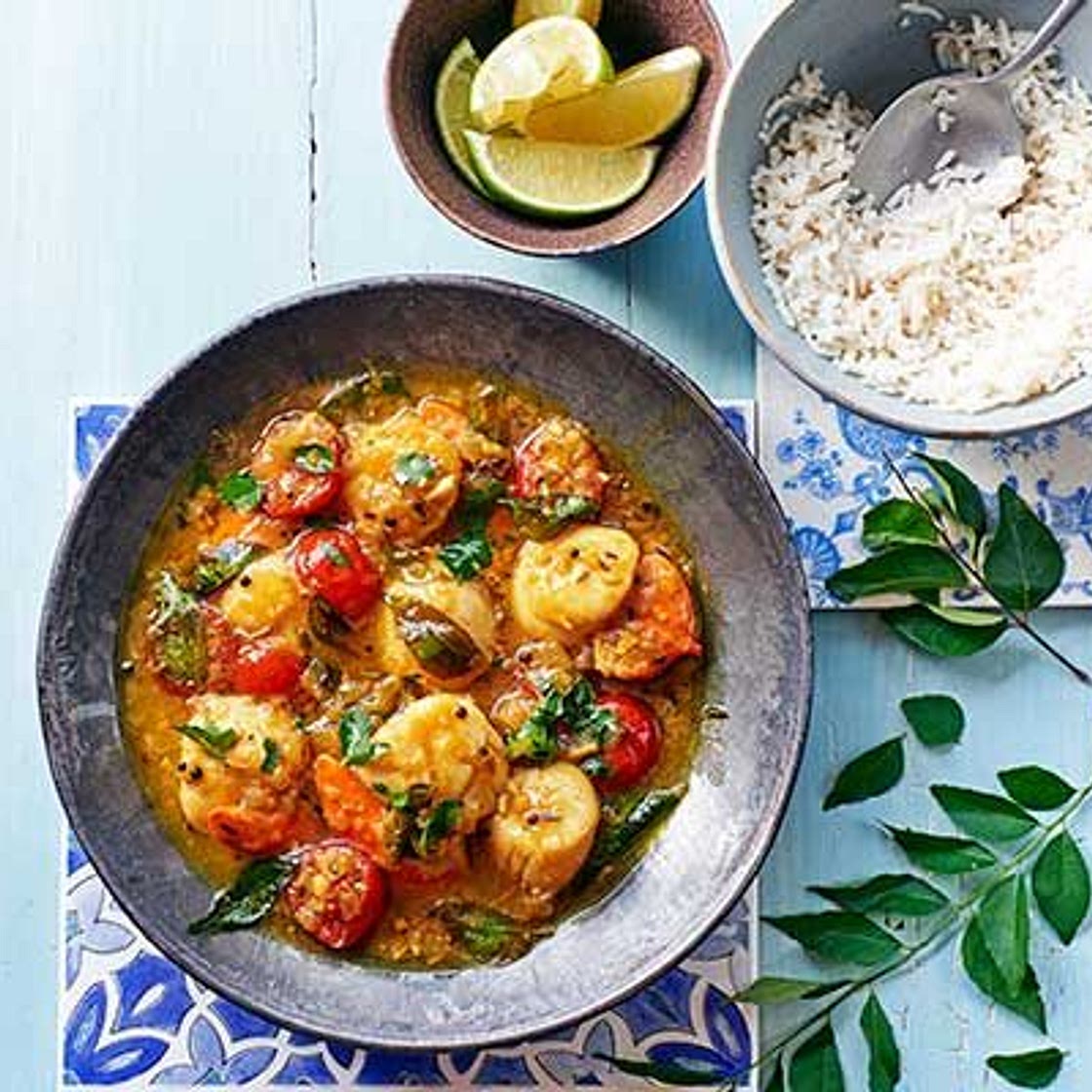 Keralan scallop molee
