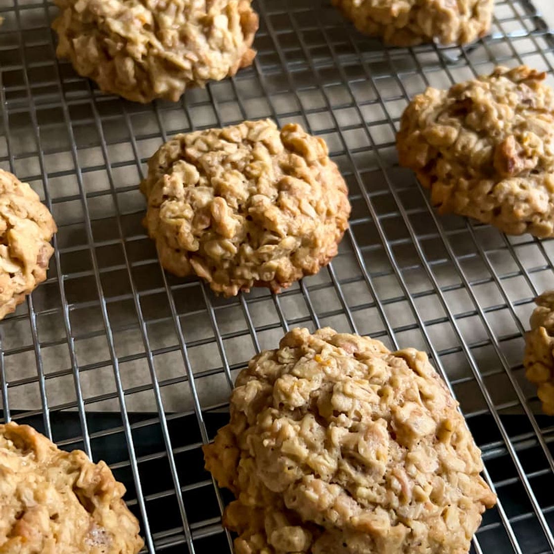 Orange Coconut Oatmeal Cookies