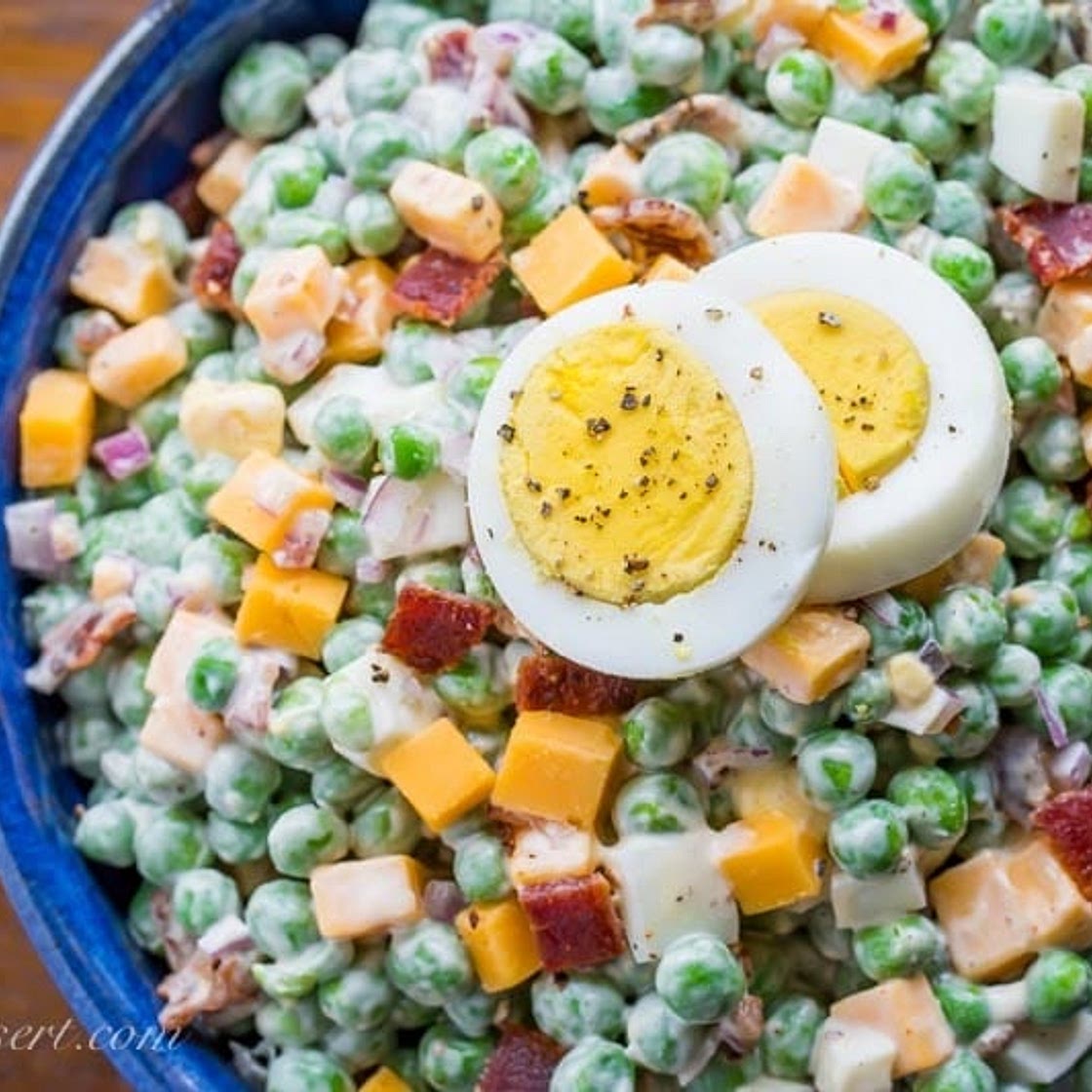 Easy English Pea Salad