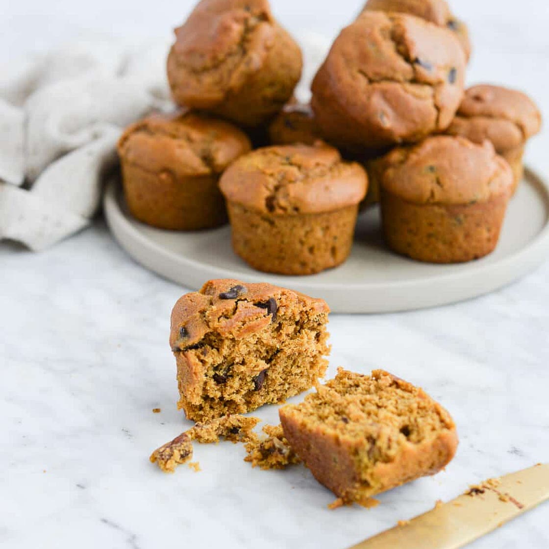 Gluten-Free Pumpkin Chocolate Chip Muffins