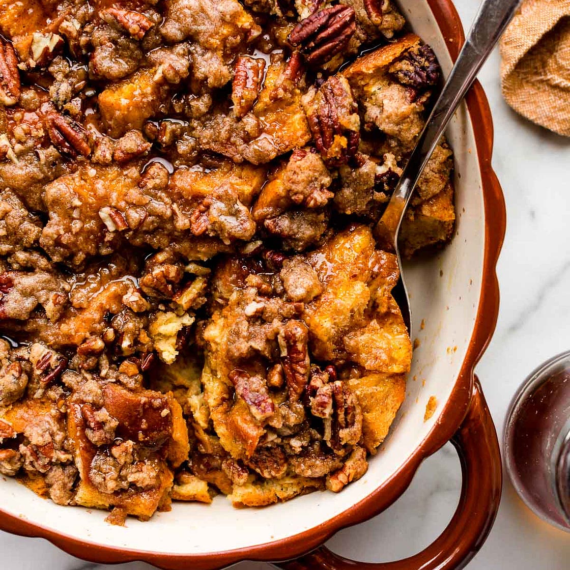 Pumpkin French Toast Casserole