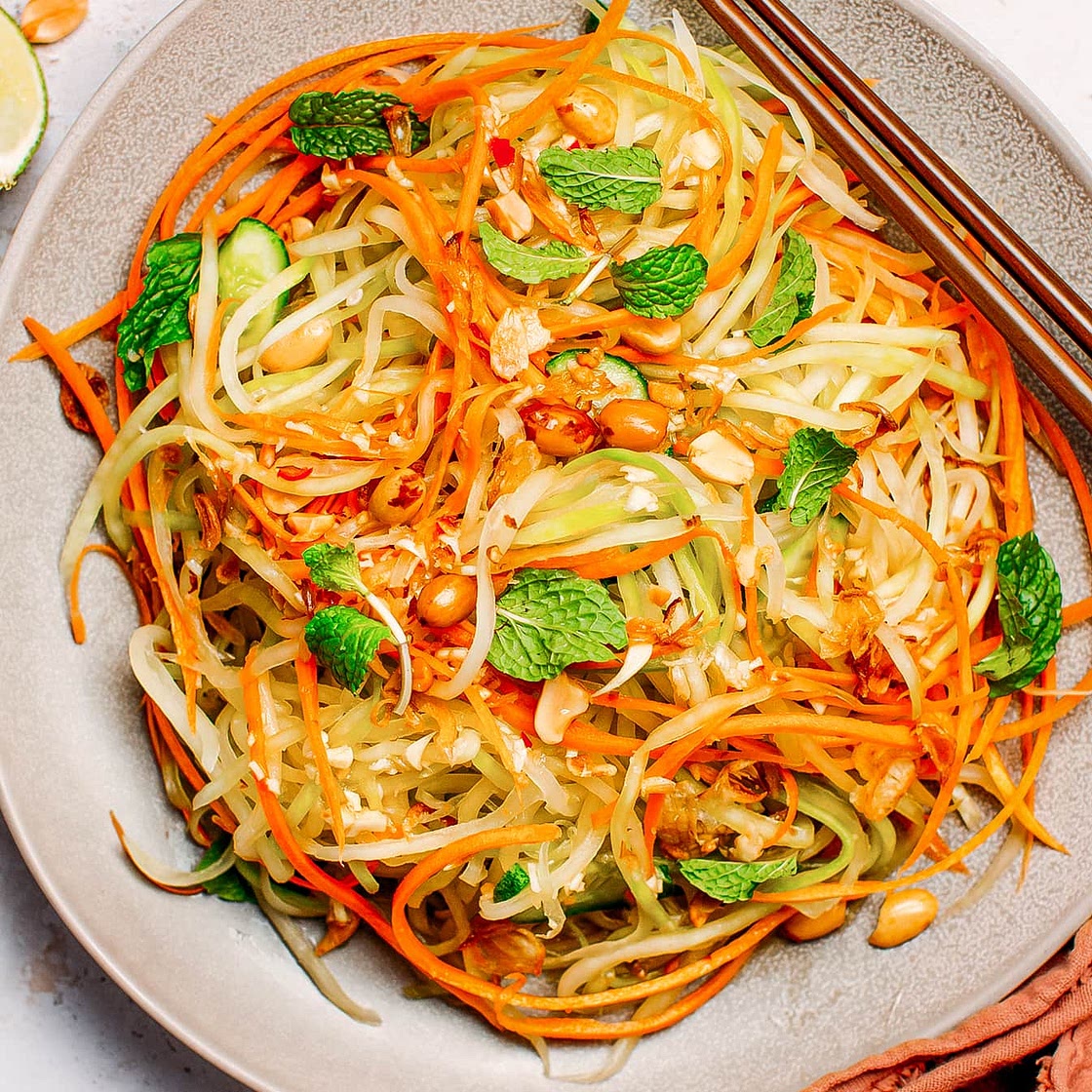 Green Papaya Salad (Vietnamese-Inspired!)