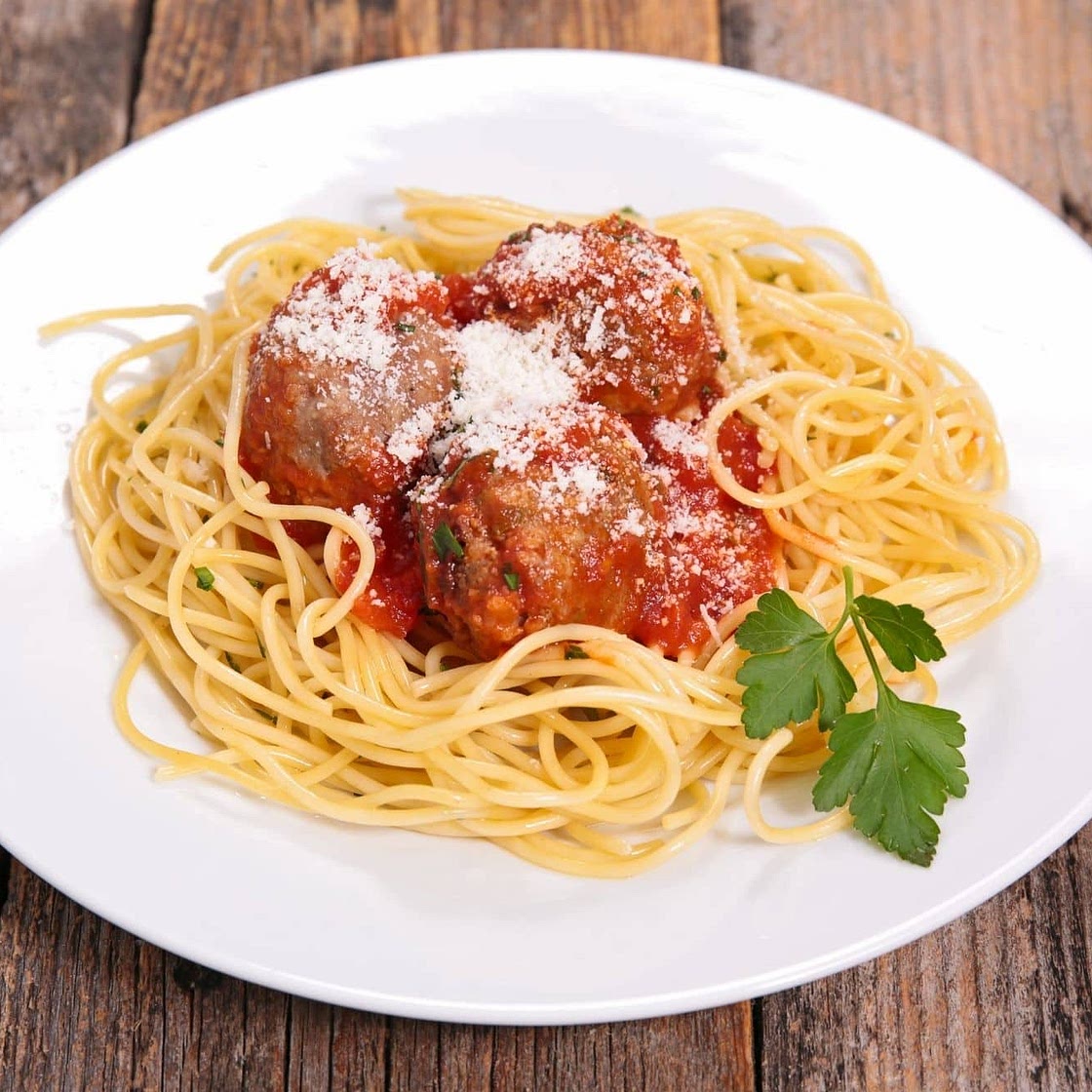 Guilt-Free Skinny Spaghetti and Meatballs