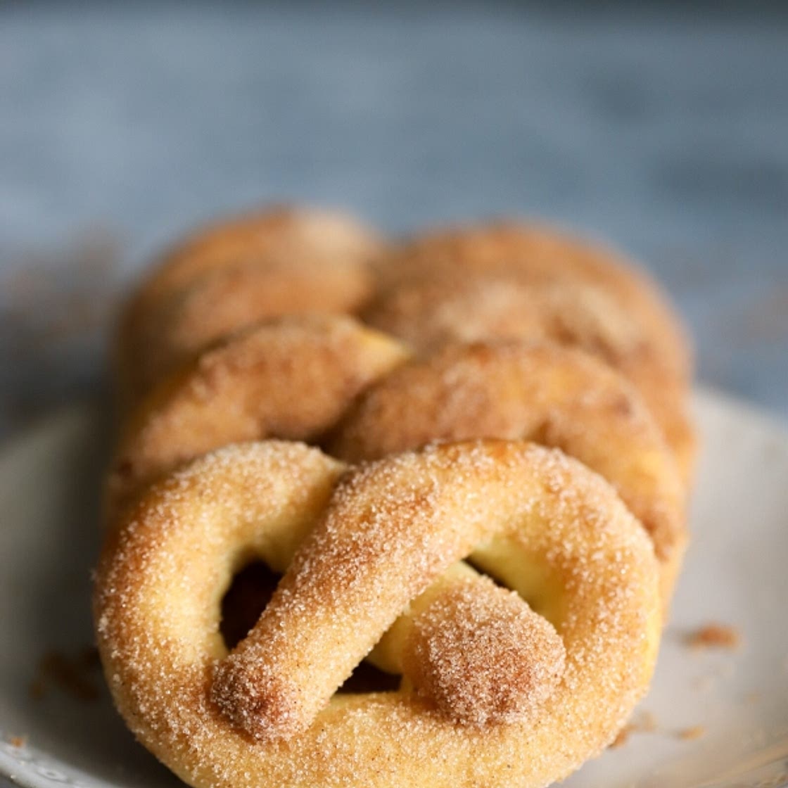 Keto Cinnamon Pretzels - Fat Head Dough