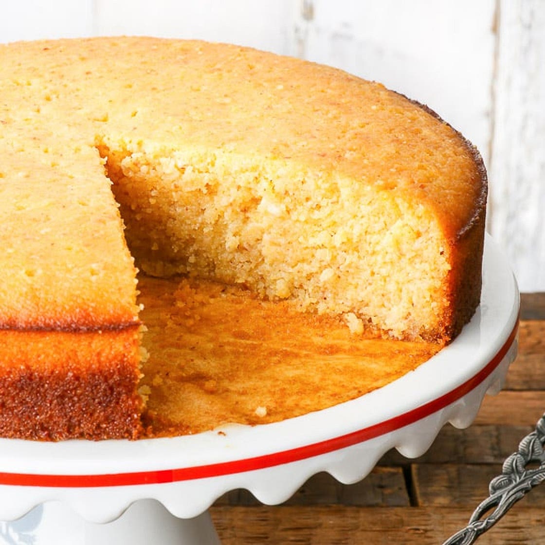 Orange Polenta Cake (Gluten & Dairy Free)