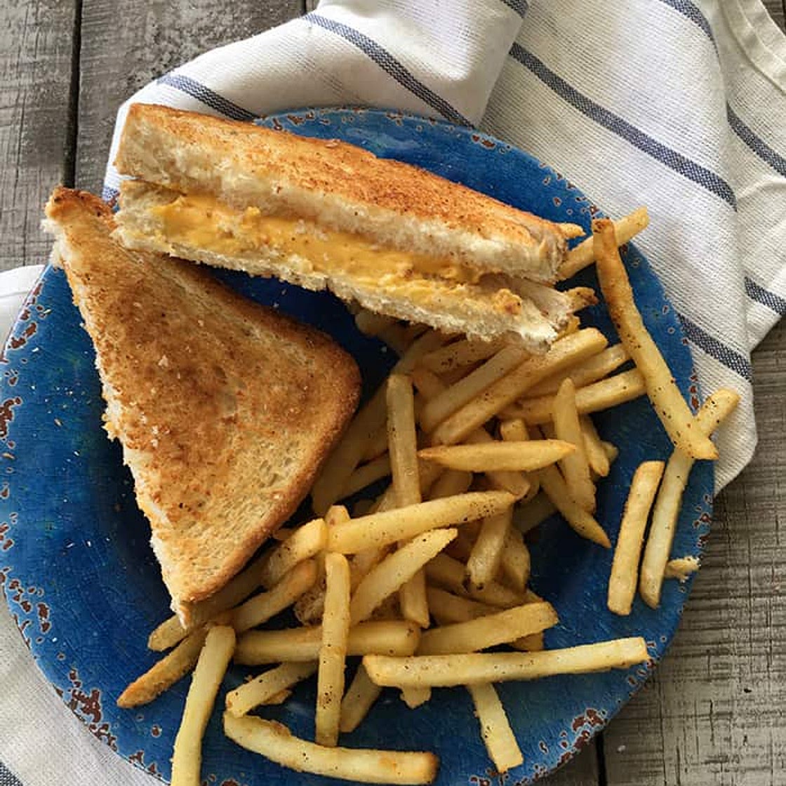 Air Fryer Grilled Cheese