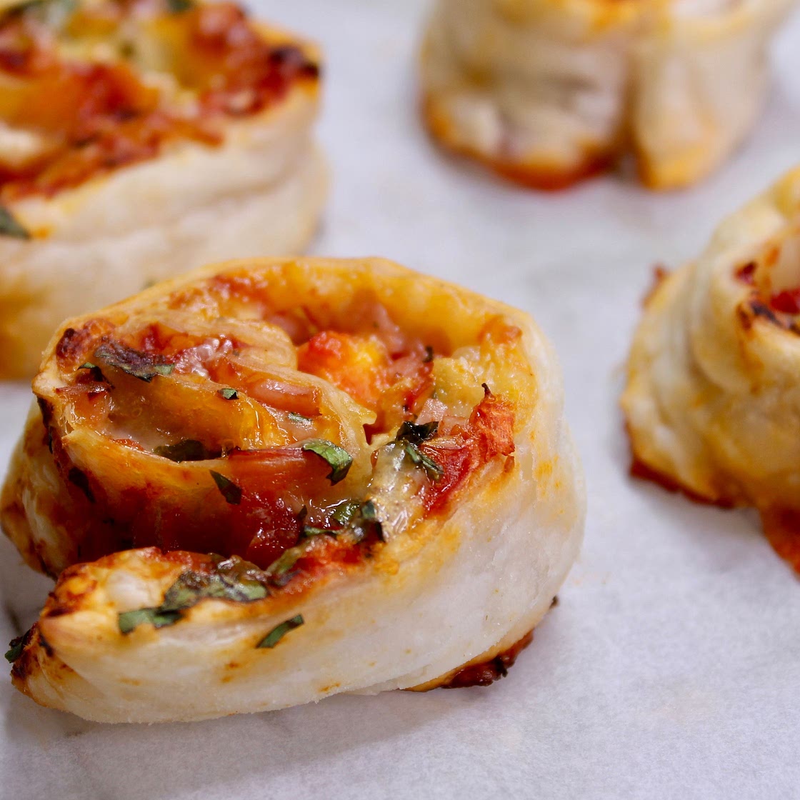 Lunch box pinwheels recipe