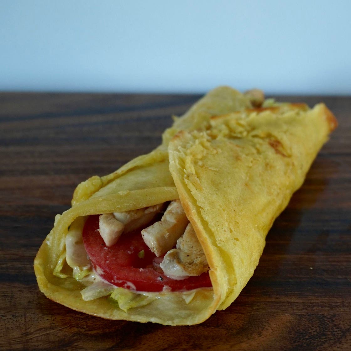 Chicken cheese wrap