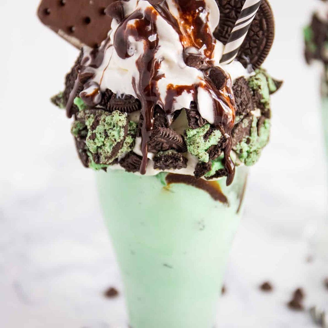 Crazy Mint Chocolate Shake