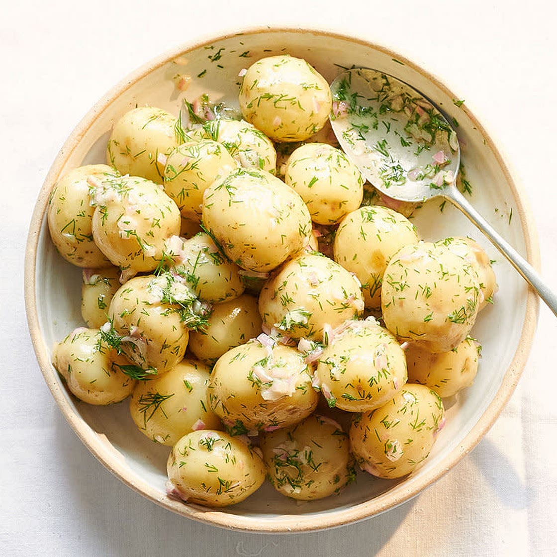 Midsommar new potato salad