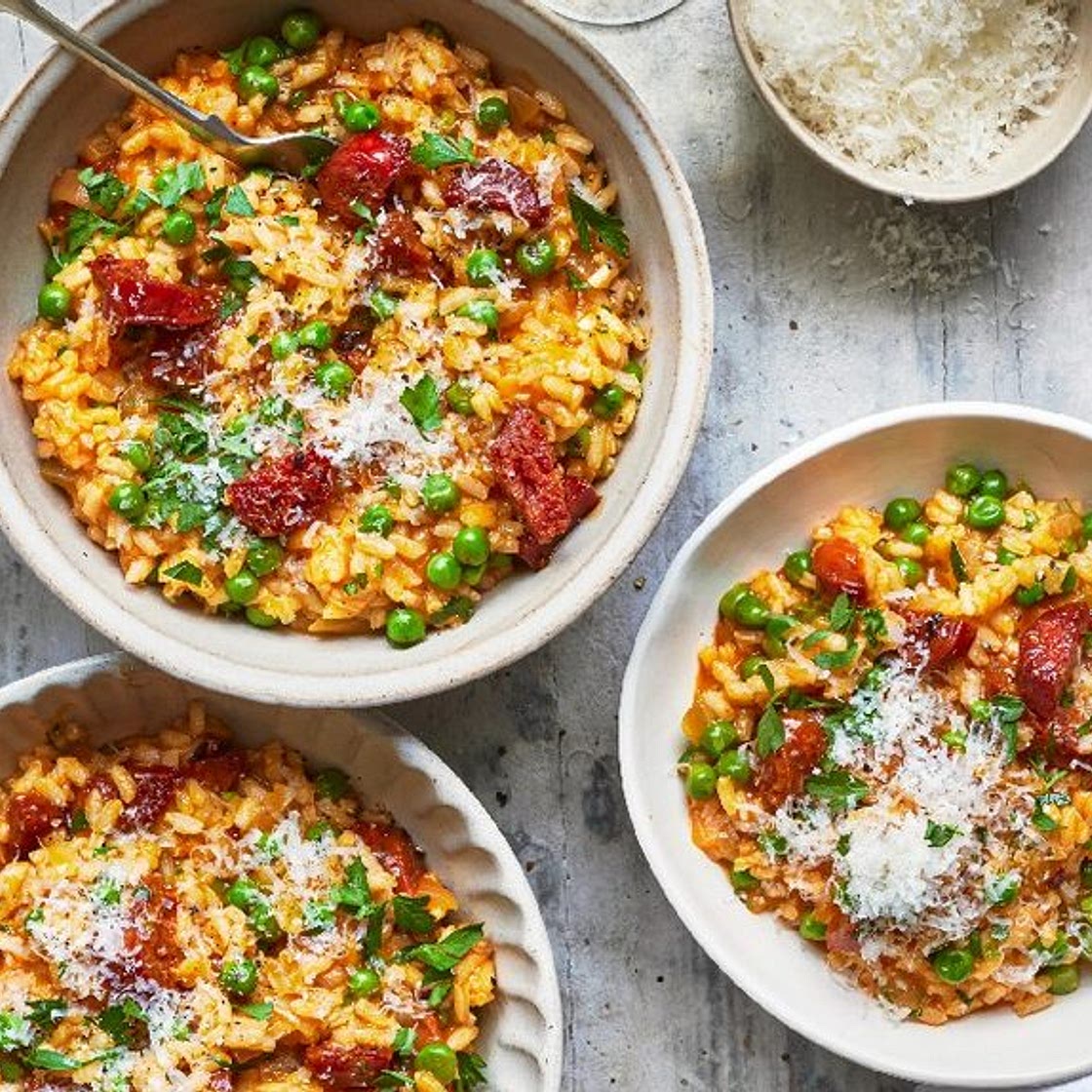 Chorizo risotto