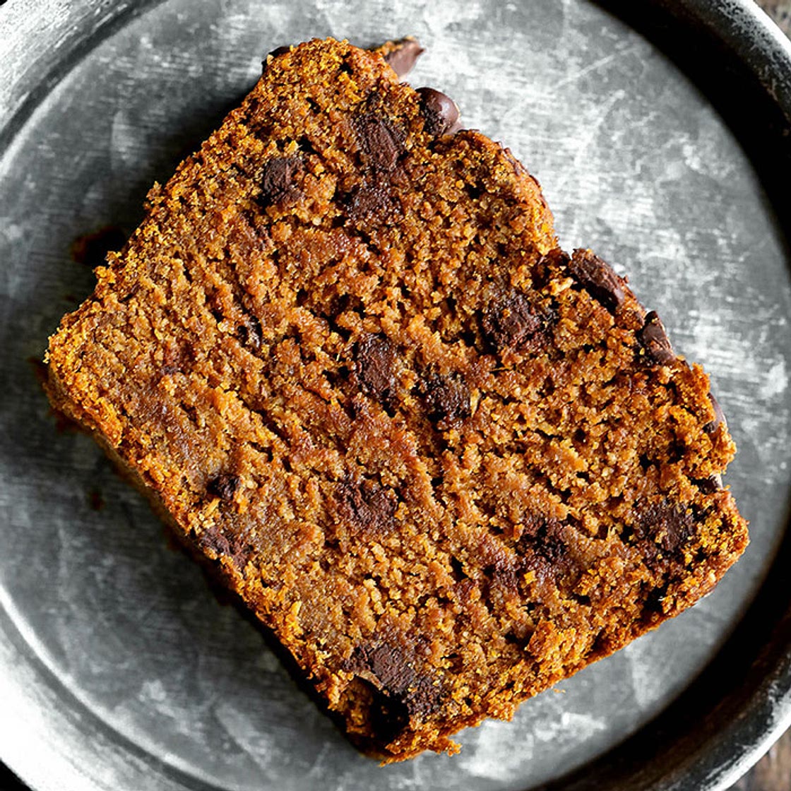 Vegan Pumpkin Chocolate Chip Bread
