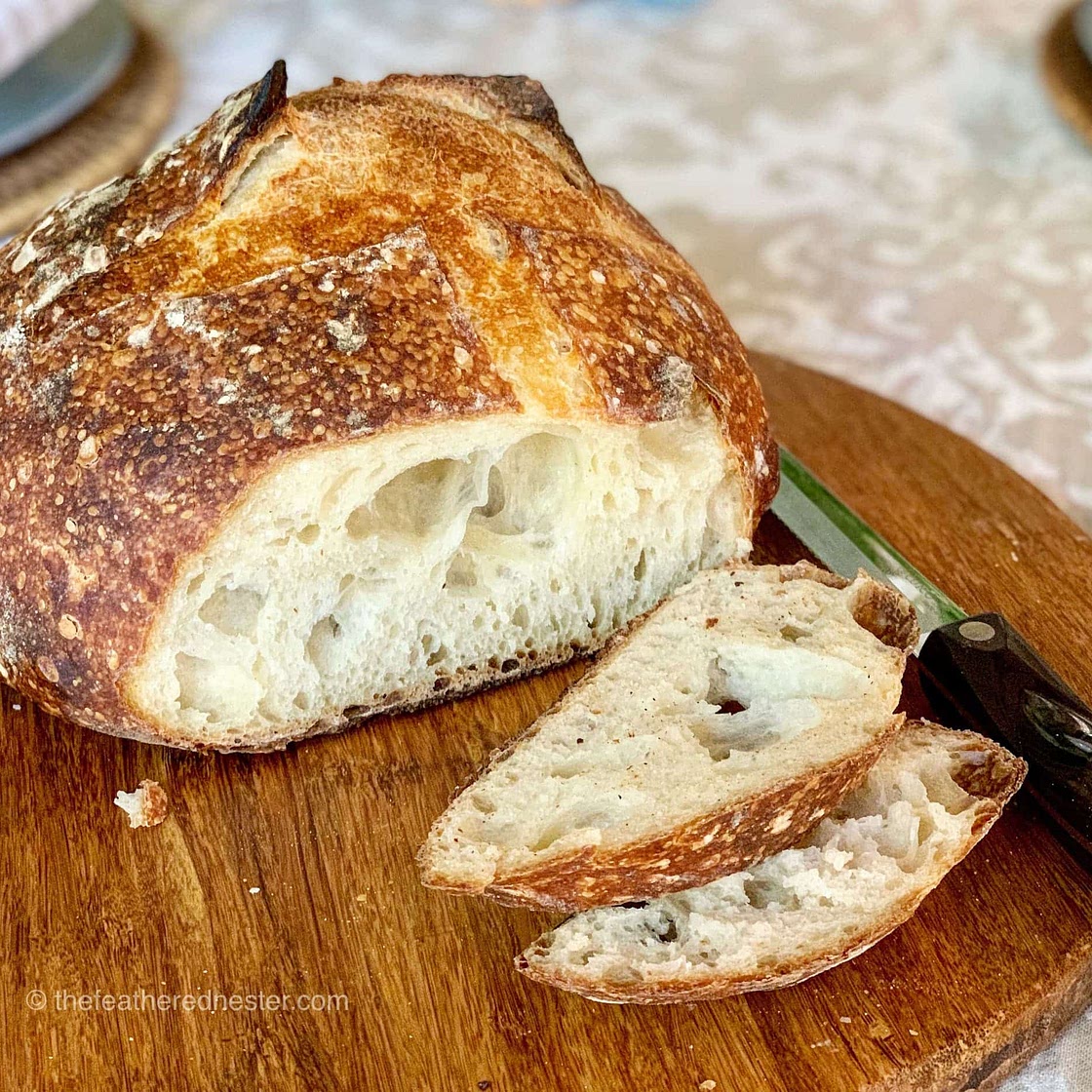 Easy Overnight Sourdough Bread