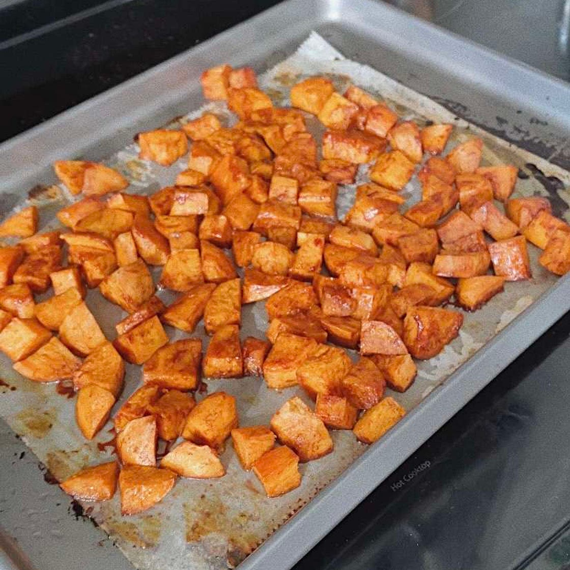 Honey Roasted Sweet Potatoes