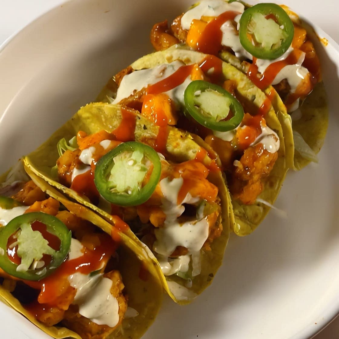 Spicy Shrimp Tacos with Mango Salsa 