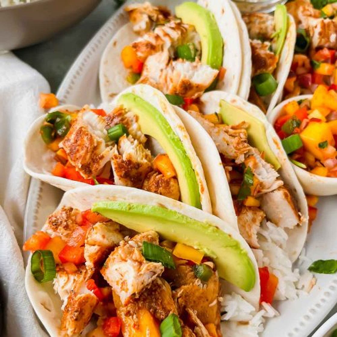 Blackened Mahi Tacos