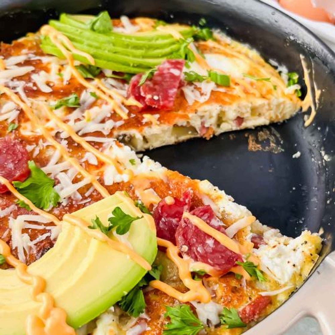 Salami and Egg Frittata