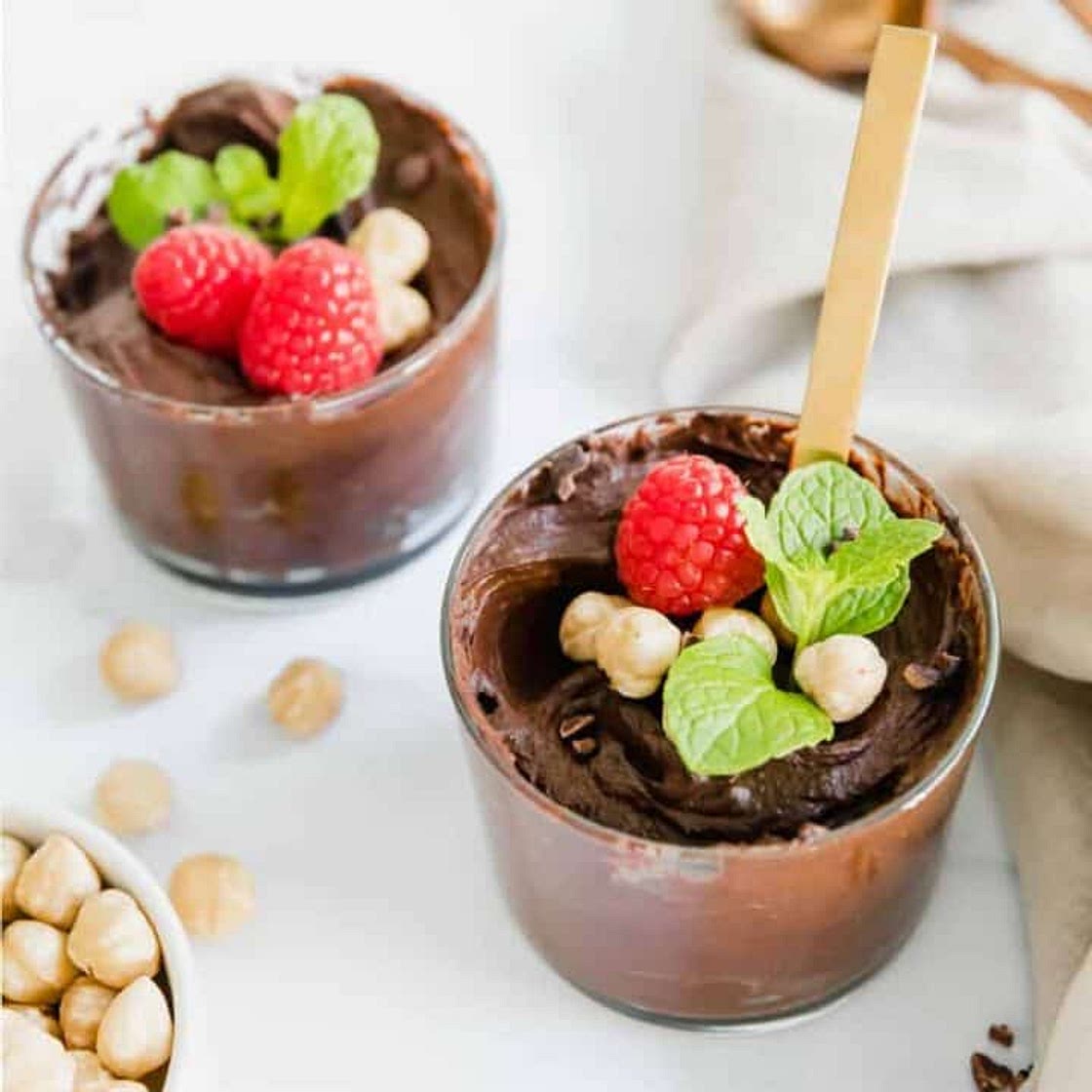 Healthy Keto Avocado Chocolate Mousse