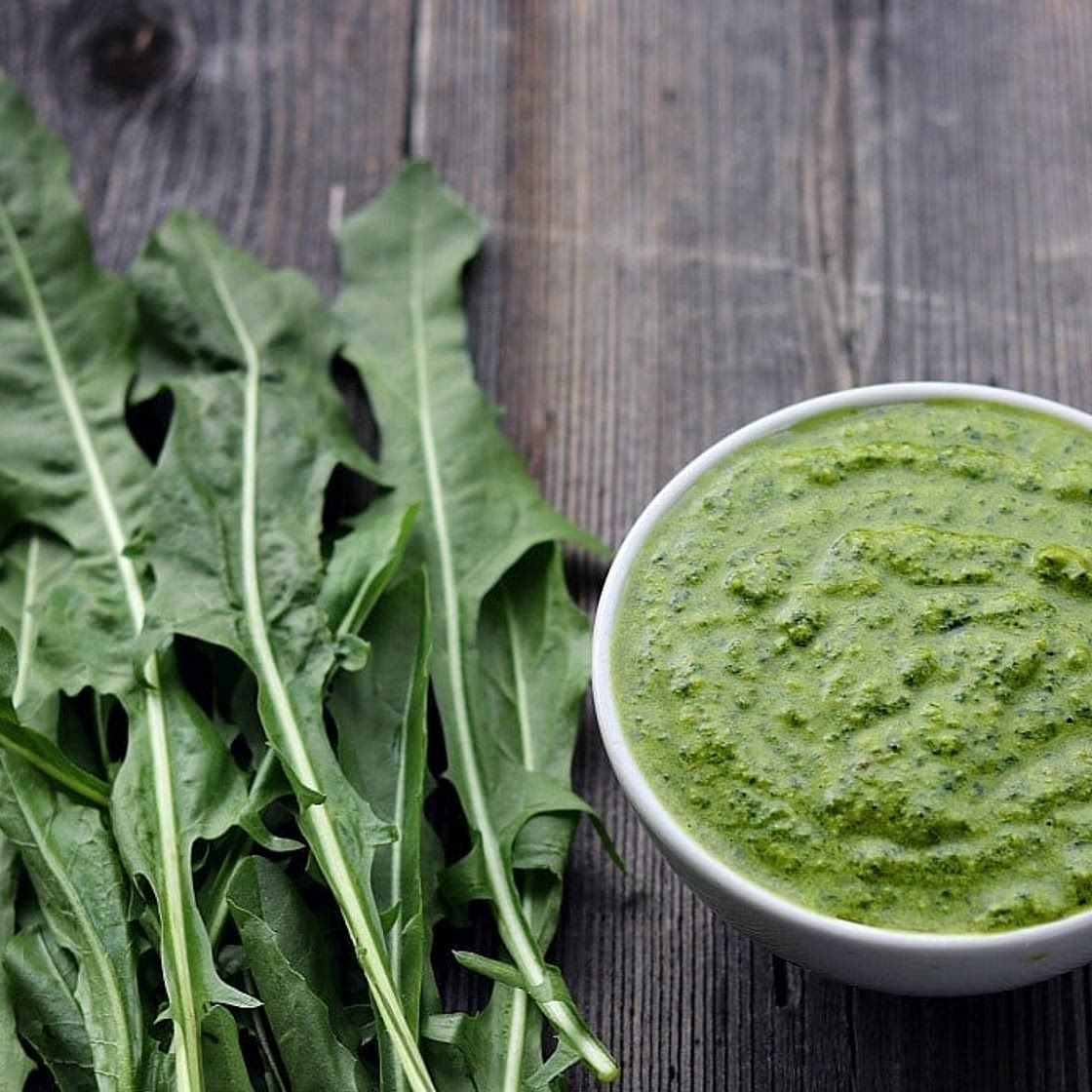 Dandelion Pesto