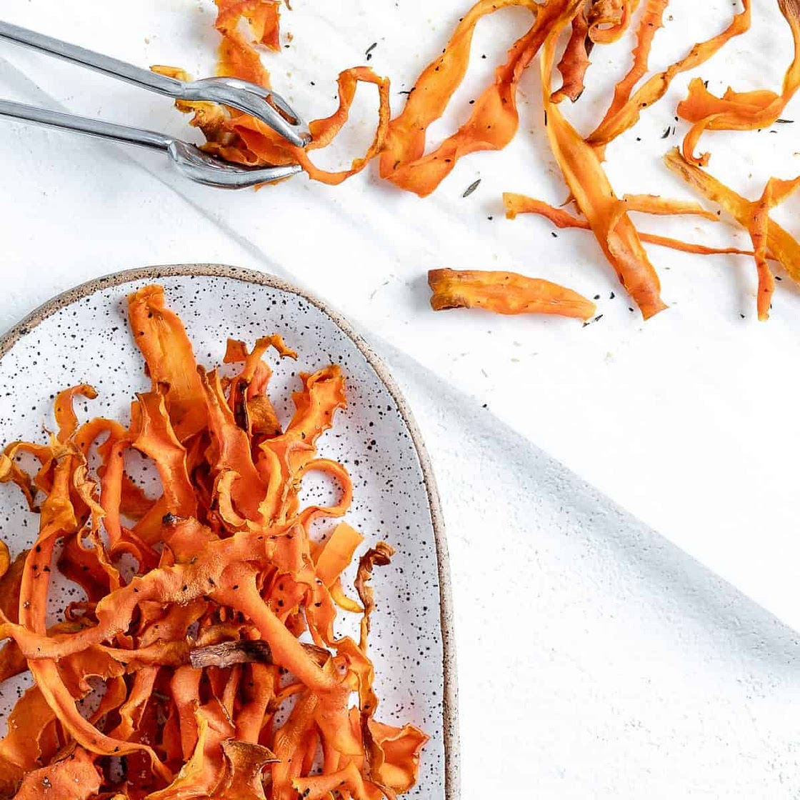 Baked Carrot Fries/Chips