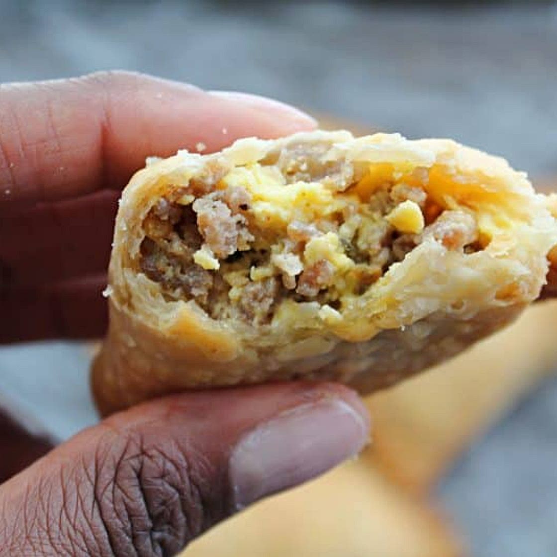 Air Fryer Breakfast Pockets