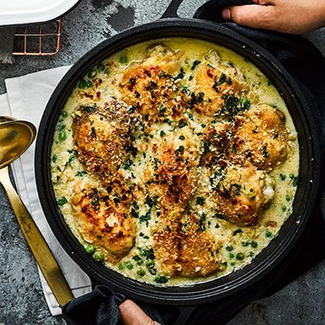 Creamy chicken stew