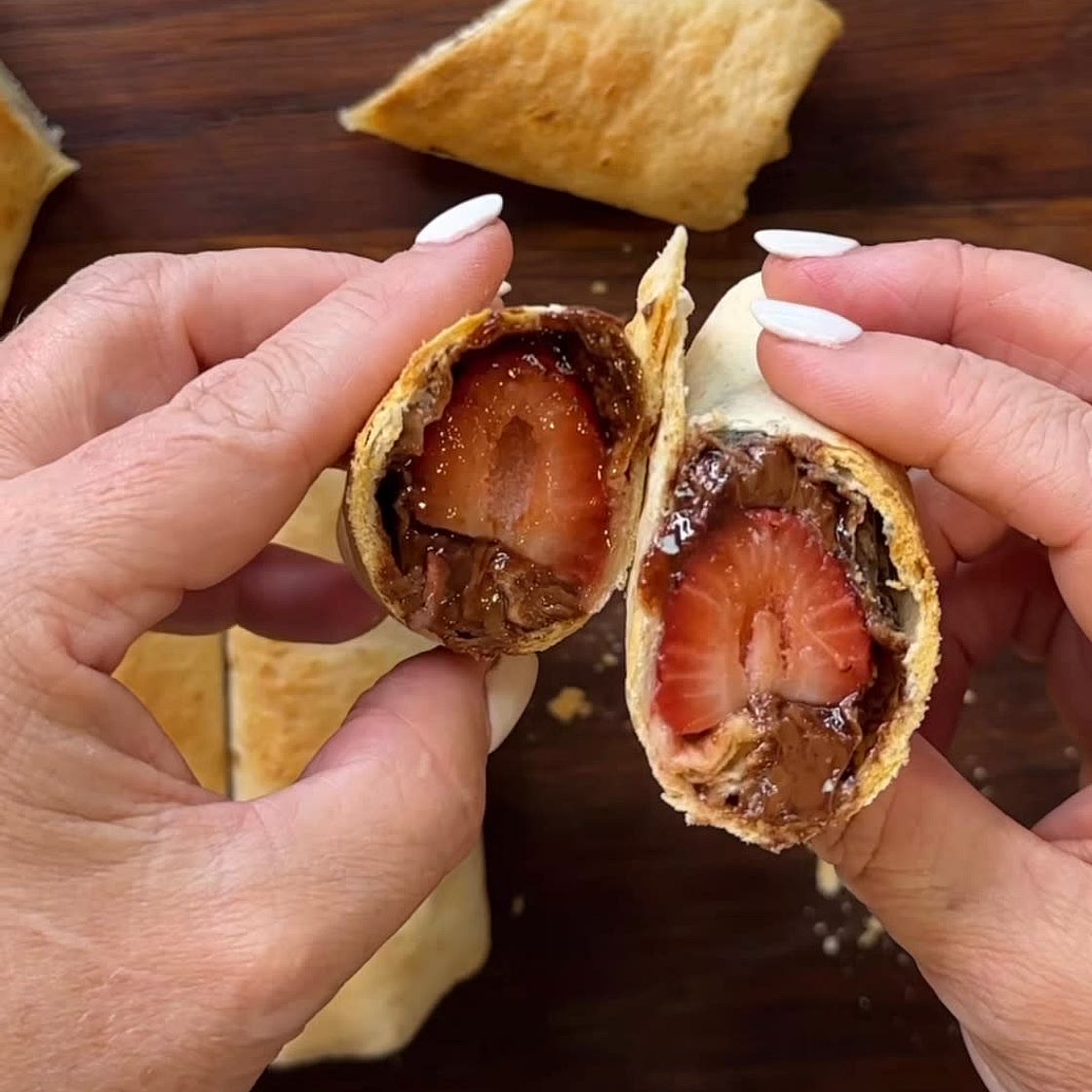 Air Fryer Breakfast Springrolls