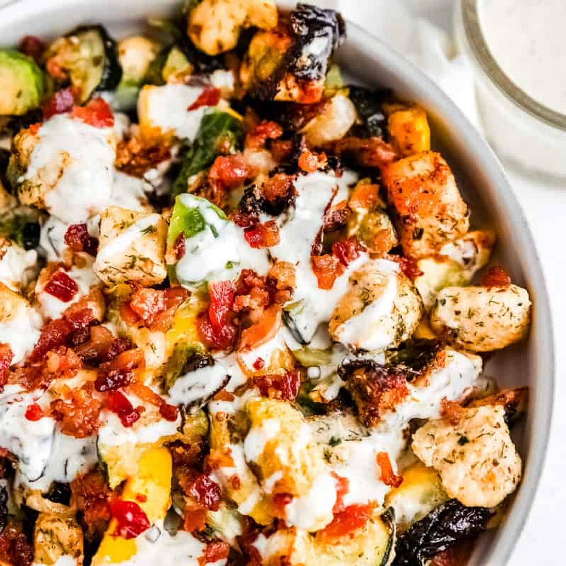 Keto Chicken Bacon Ranch Bowl