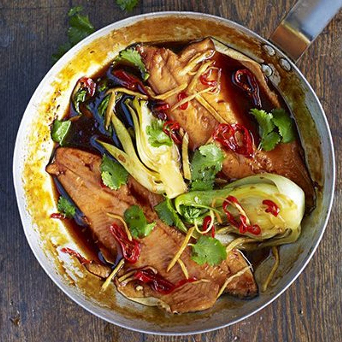 Vietnamese caramel trout